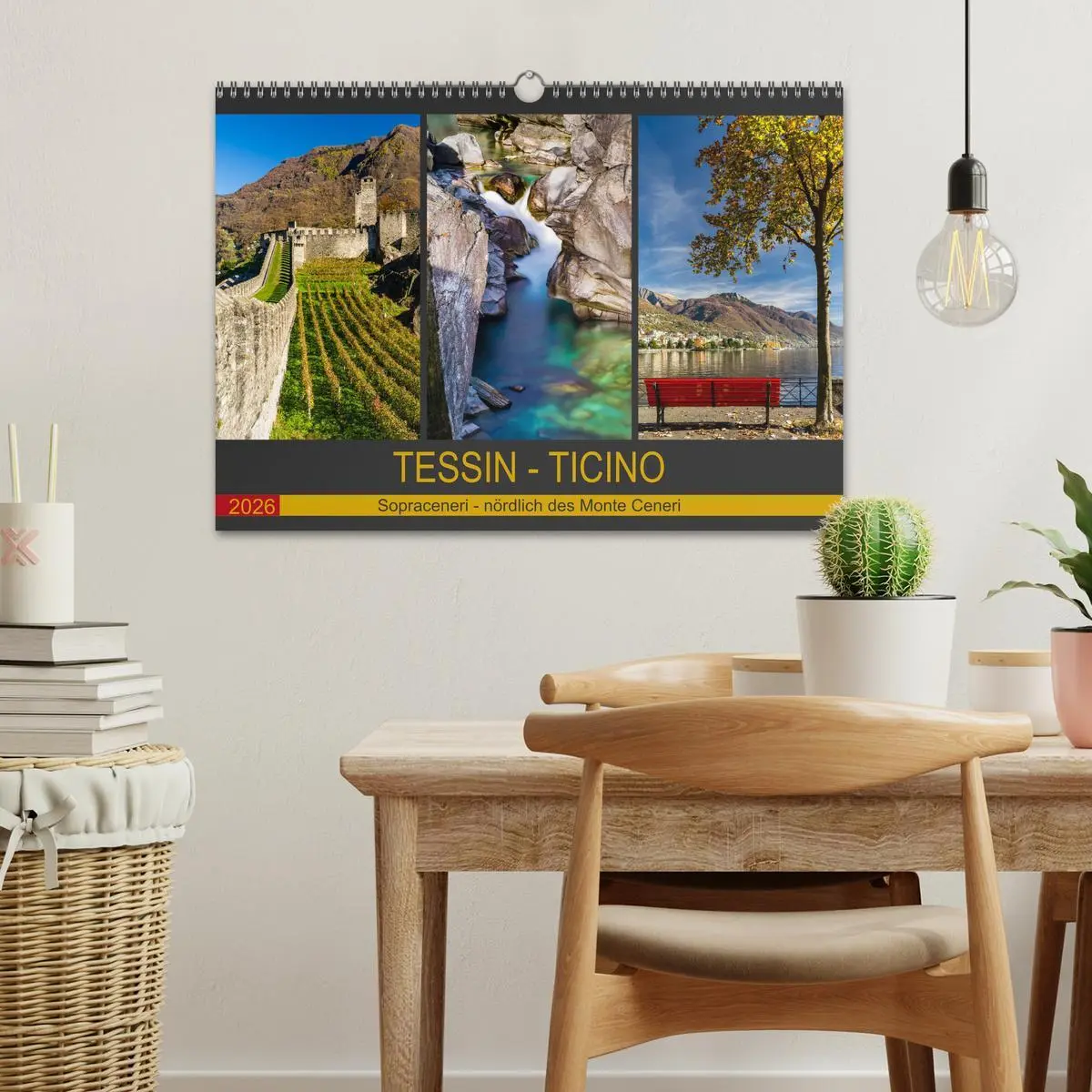 Bild: 9783457830338 | Tessin - Ticino (Wandkalender 2026 DIN A3 quer), CALVENDO...