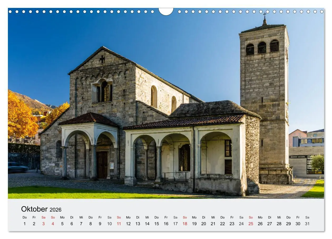 Bild: 9783457830338 | Tessin - Ticino (Wandkalender 2026 DIN A3 quer), CALVENDO...