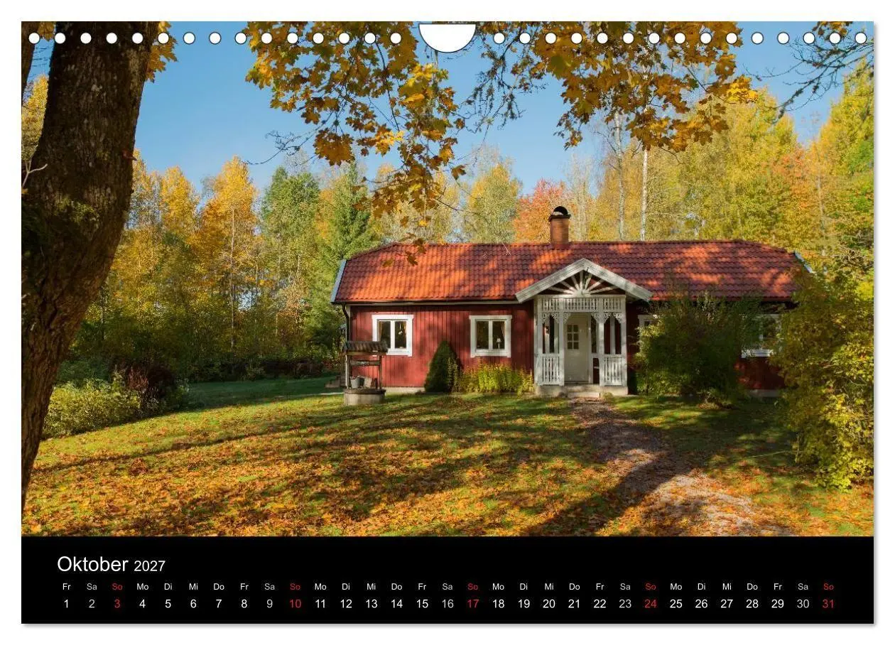 Bild: 9783569940338 | Schweden im Wechsel der Jahreszeiten (Wandkalender 2027 DIN A4...