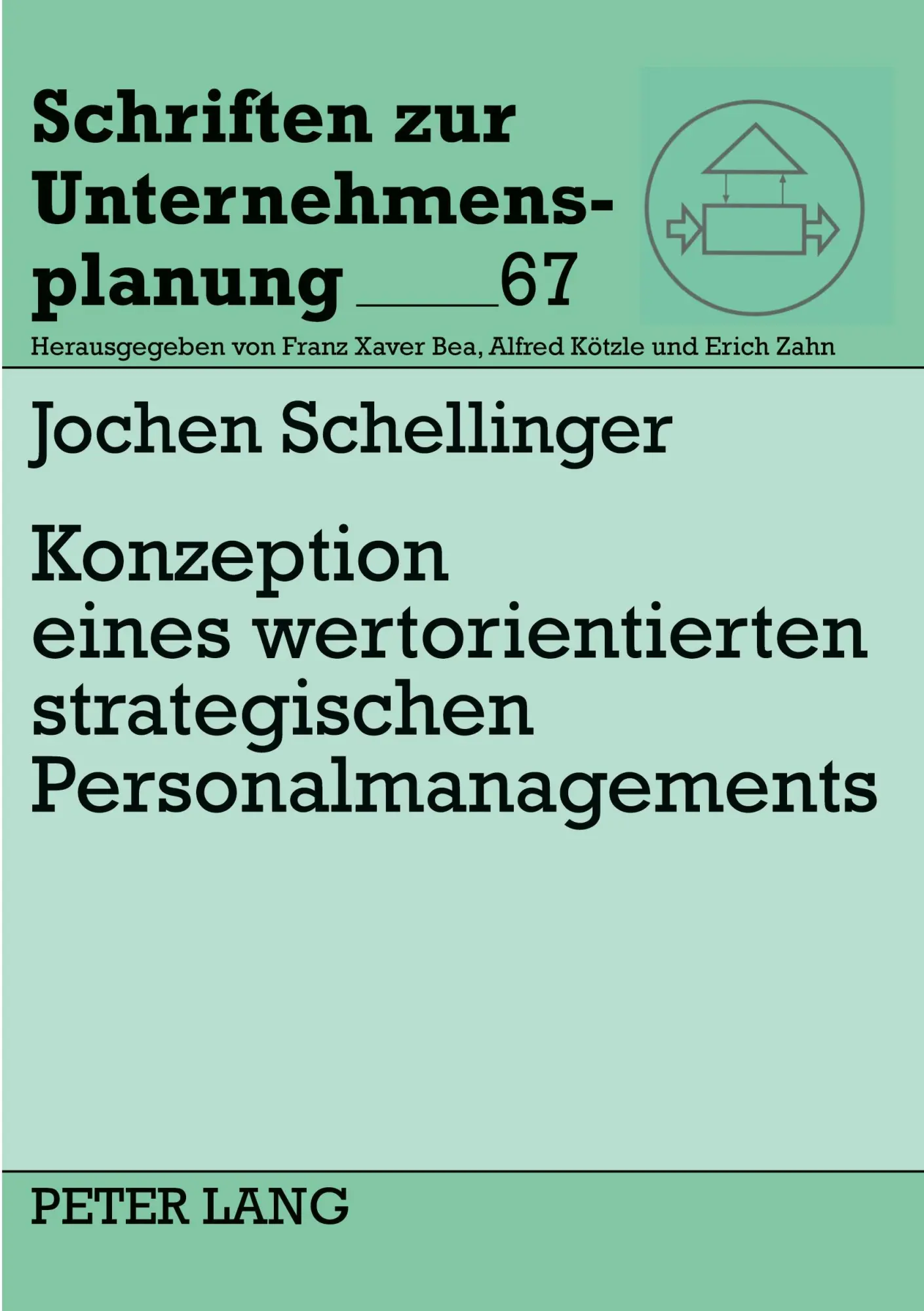Cover: 9783631520338 | Konzeption eines wertorientierten strategischen Personalmanagements