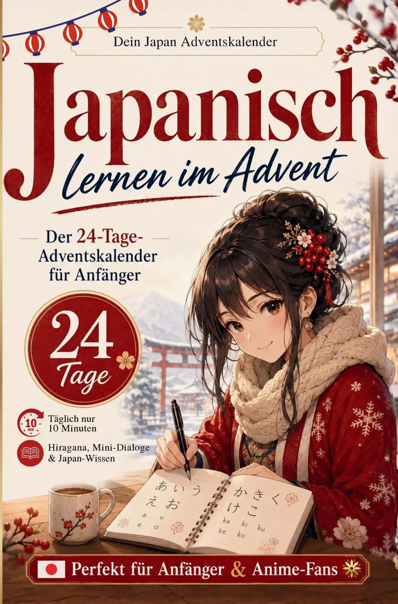 Cover: 9783693830338 | Japanisch lernen im Advent - der Japan Adventskalender für...