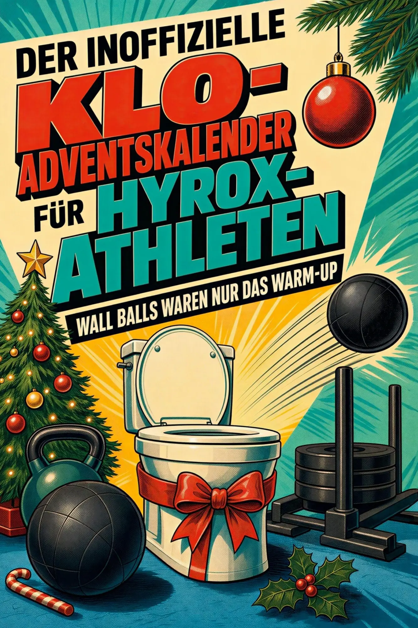 Cover: 9783696110338 | Der inoffizielle Klo-Adventskalender für Hyrox-Athleten | Schmitt