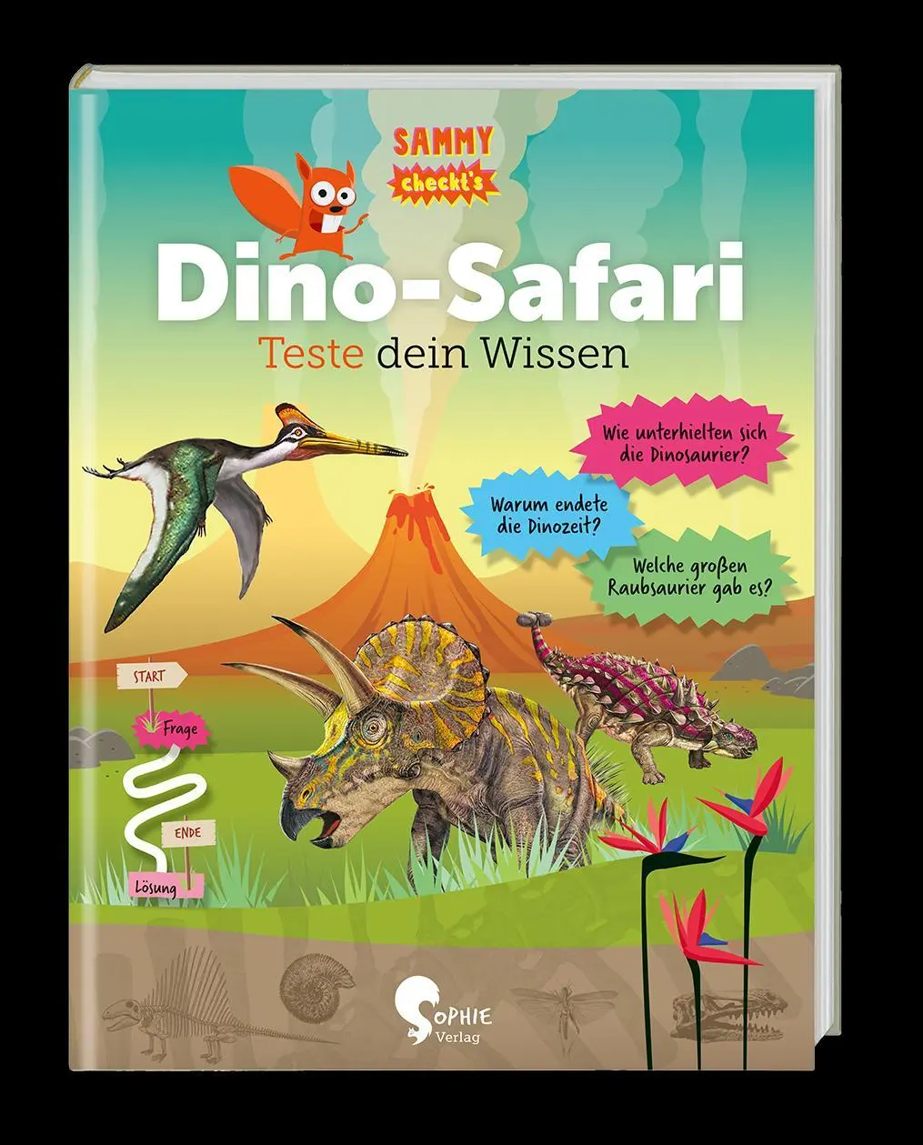 Cover: 9783968080338 | Dino-Safari | Teste dein Wissen (Sammy checkt's) | Buch | Sophie Check