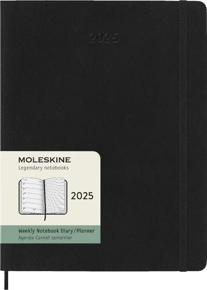 Bild: 8056999270438 | Moleskine 12 Monate Wochen Notizkalender 2025, XL | Buch | 144 S.