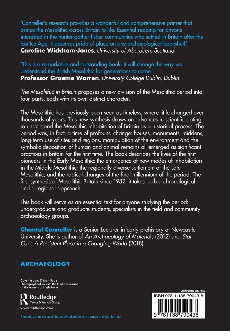 Rückseite: 9781138790438 | The Mesolithic in Britain | Landscape and Society in Times of Change