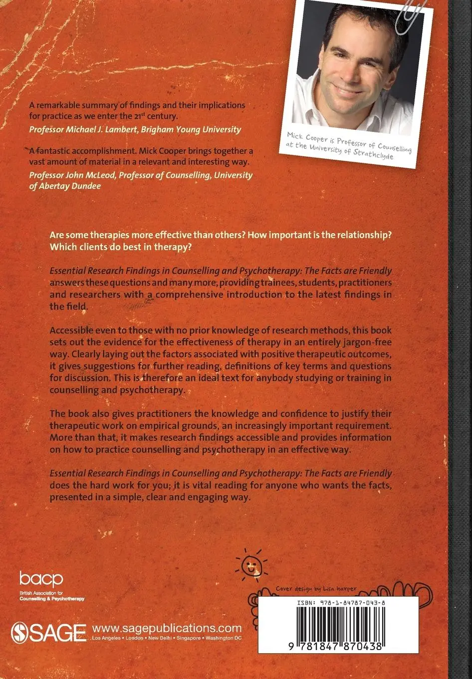 Rückseite: 9781847870438 | Essential Research Findings in Counselling and Psychotherapy | Cooper