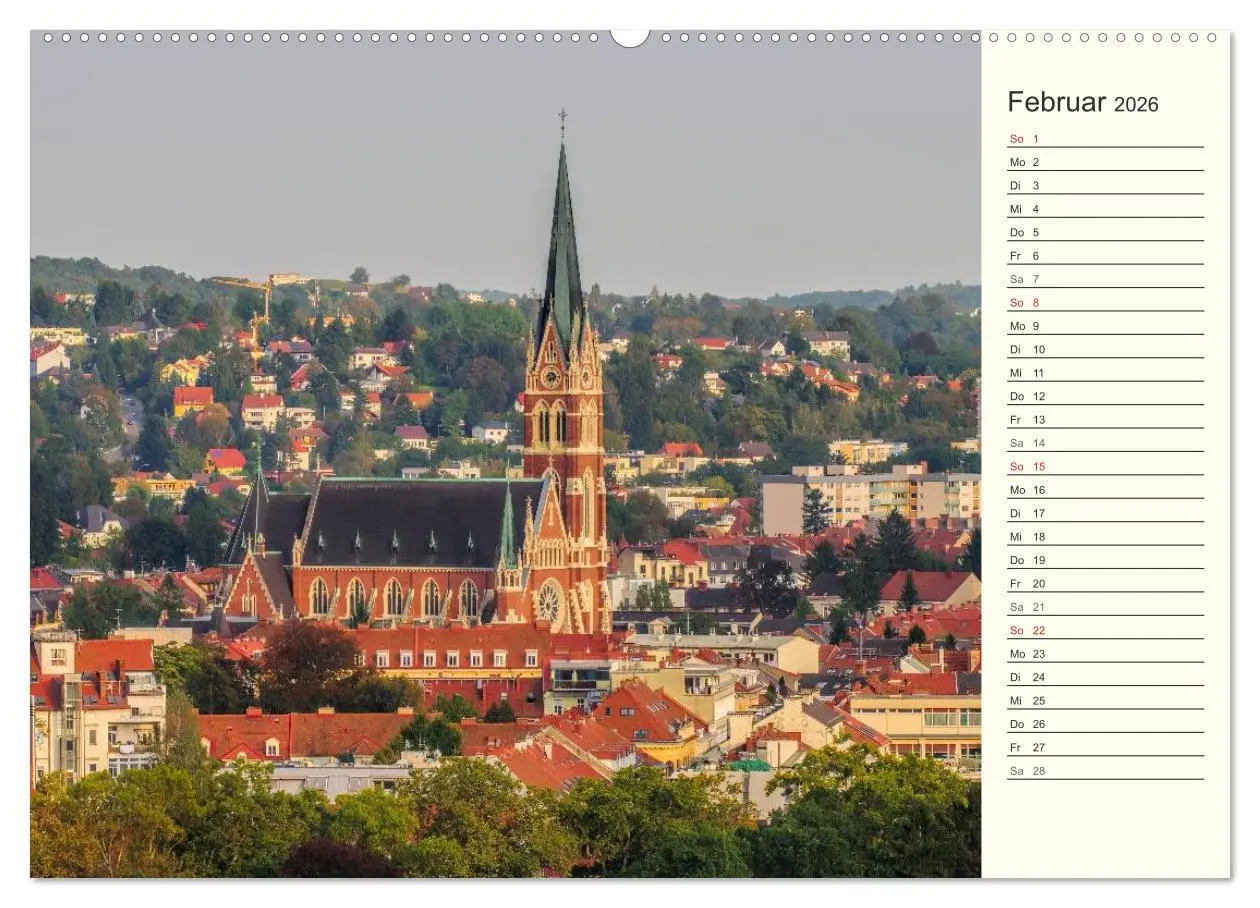 Bild: 9783457990438 | Graz - Metropole der Steiermark (hochwertiger Premium Wandkalender...