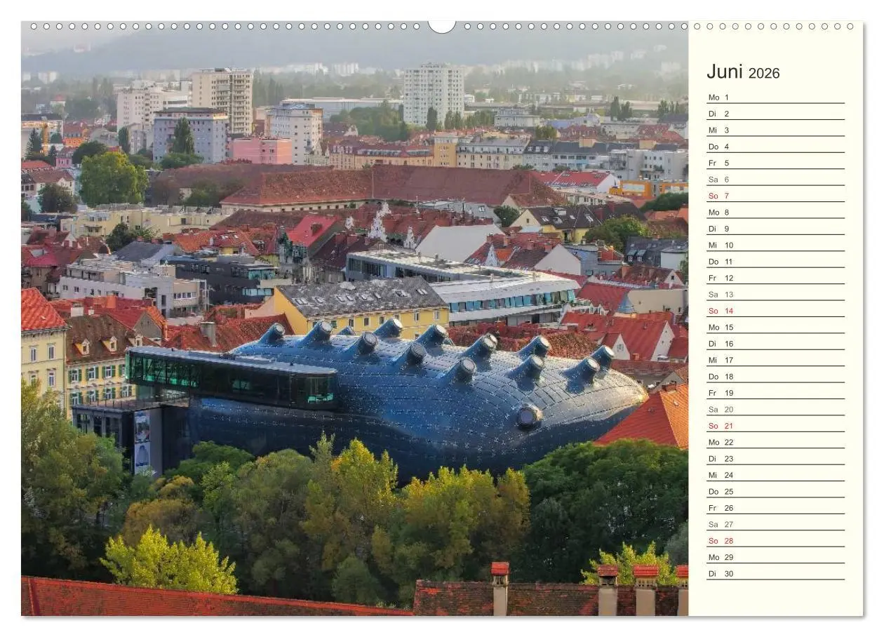 Bild: 9783457990438 | Graz - Metropole der Steiermark (hochwertiger Premium Wandkalender...