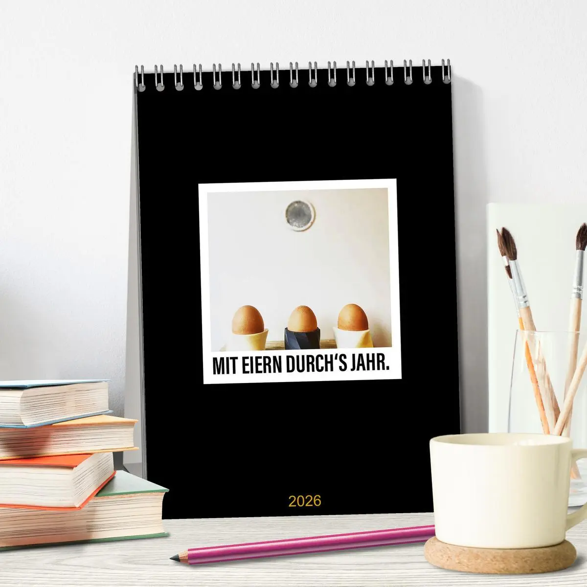 Bild: 9783516390438 | Mit Eiern durch's Jahr. (Tischkalender 2026 DIN A5 hoch), CALVENDO...
