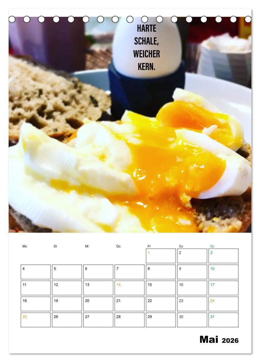 Bild: 9783516390438 | Mit Eiern durch's Jahr. (Tischkalender 2026 DIN A5 hoch), CALVENDO...