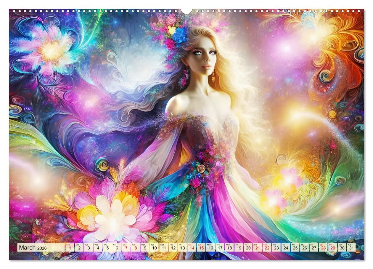 Bild: 9783516530438 | The flower elves Enchanting harmony (Wall Calendar 2026 DIN A2...