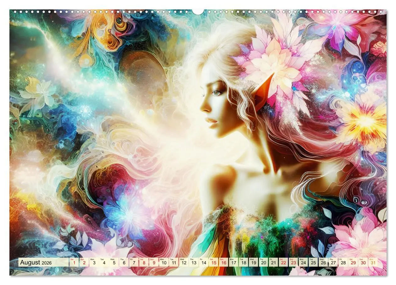 Bild: 9783516530438 | The flower elves Enchanting harmony (Wall Calendar 2026 DIN A2...