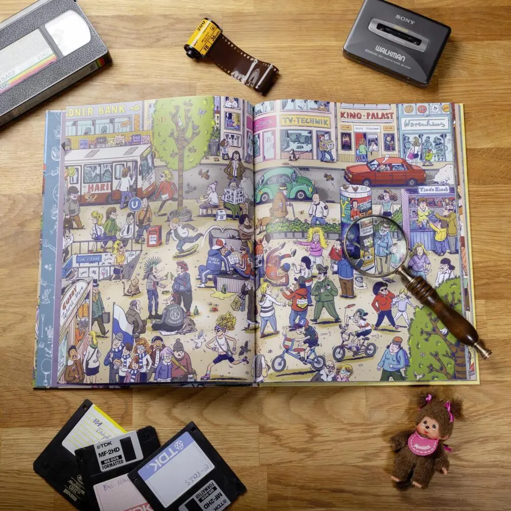 Bild: 9783629010438 | Die 80er Jahre - Das große Wimmelbuch von Walkman bis Wimbledon | Buch