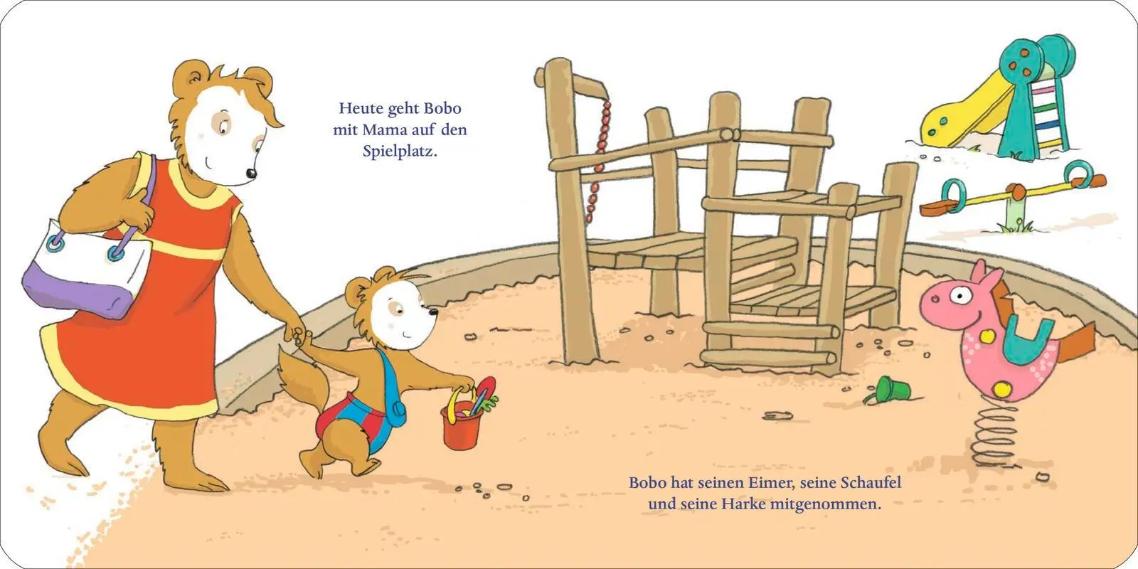 Bild: 9783757100438 | Bobo auf dem Spielplatz | Pappbilderbuch ab 24 Monaten | Osterwalder
