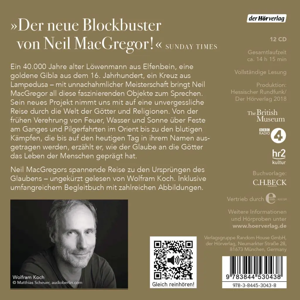 Bild: 9783844530438 | Leben mit den Göttern | Neil MacGregor | Audio-CD | 12 Audio-CDs