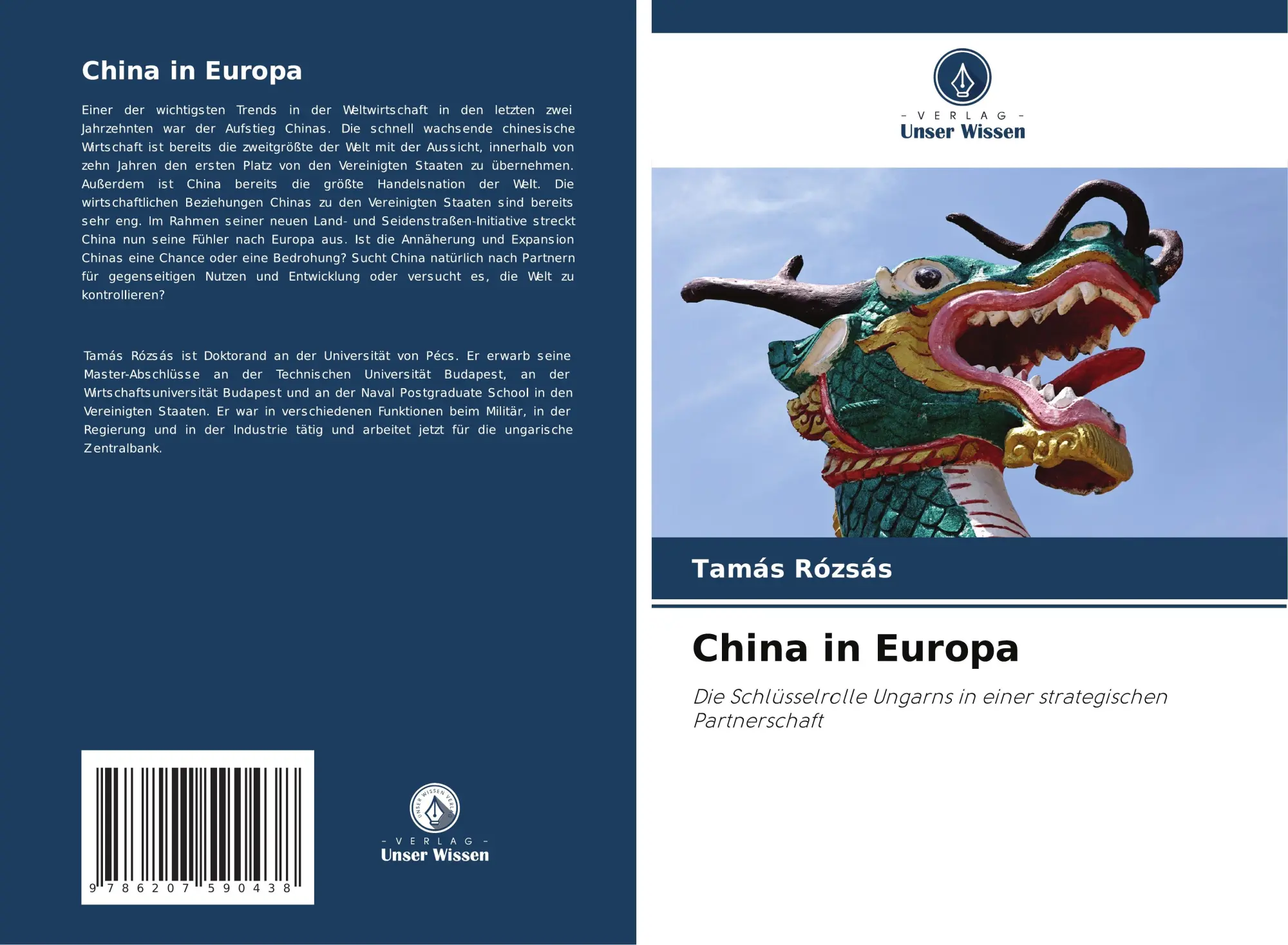 Cover: 9786207590438 | China in Europa | Tamás Rózsás | Taschenbuch | 56 S. | Deutsch | 2024
