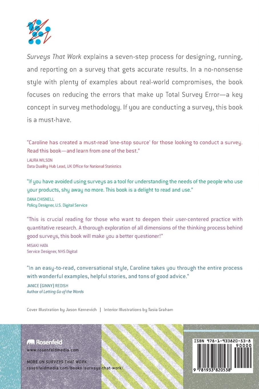 Rückseite: 9781933820538 | Surveys That Work | Caroline Jarrett | Taschenbuch | Englisch | 2021