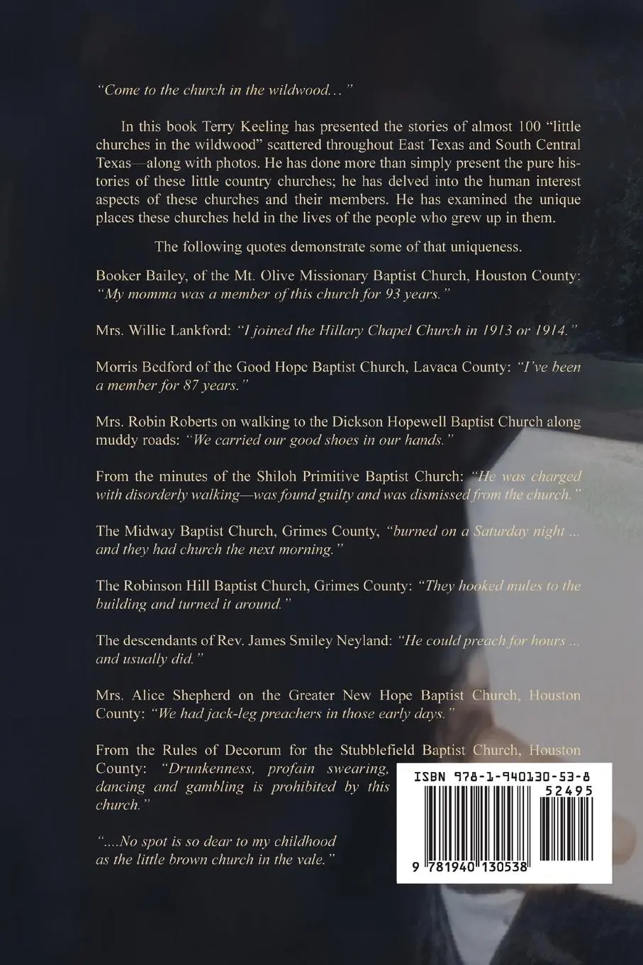 Rückseite: 9781940130538 | The Little Church in the Wildwood | Preachers and Fried Chicken | Buch