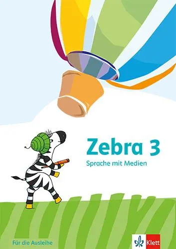 Cover: 9783122710538 | Zebra 3. Arbeitsheft Sprache mit Medien (Ausleihmaterial) Klasse 3