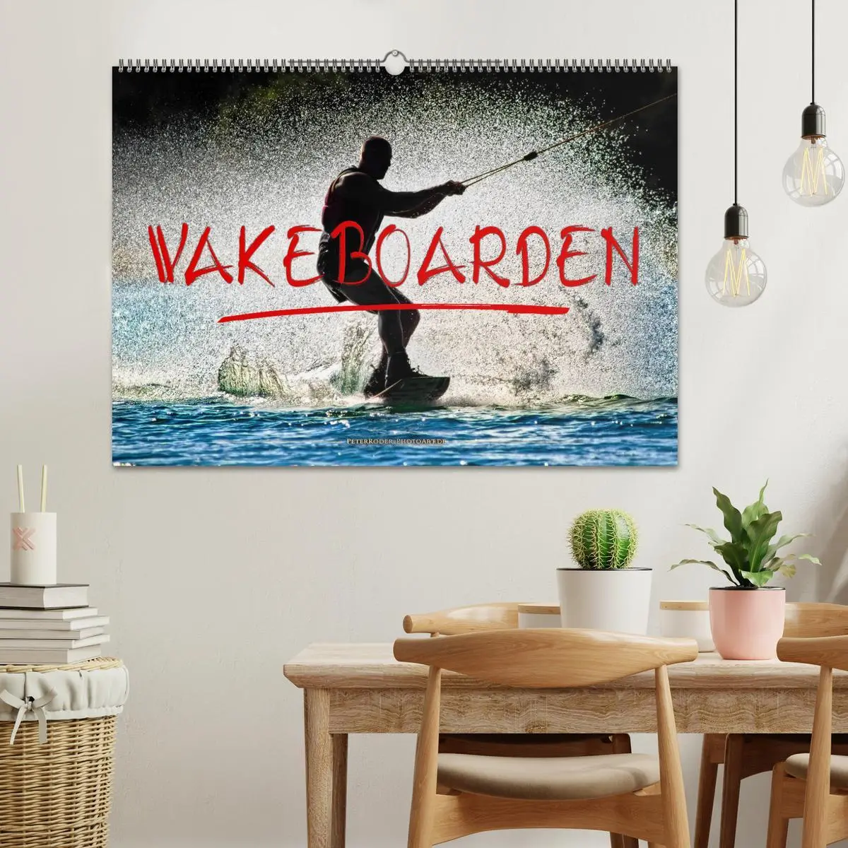 Bild: 9783457740538 | Wakeboarden (Wandkalender 2026 DIN A2 quer), CALVENDO Monatskalender