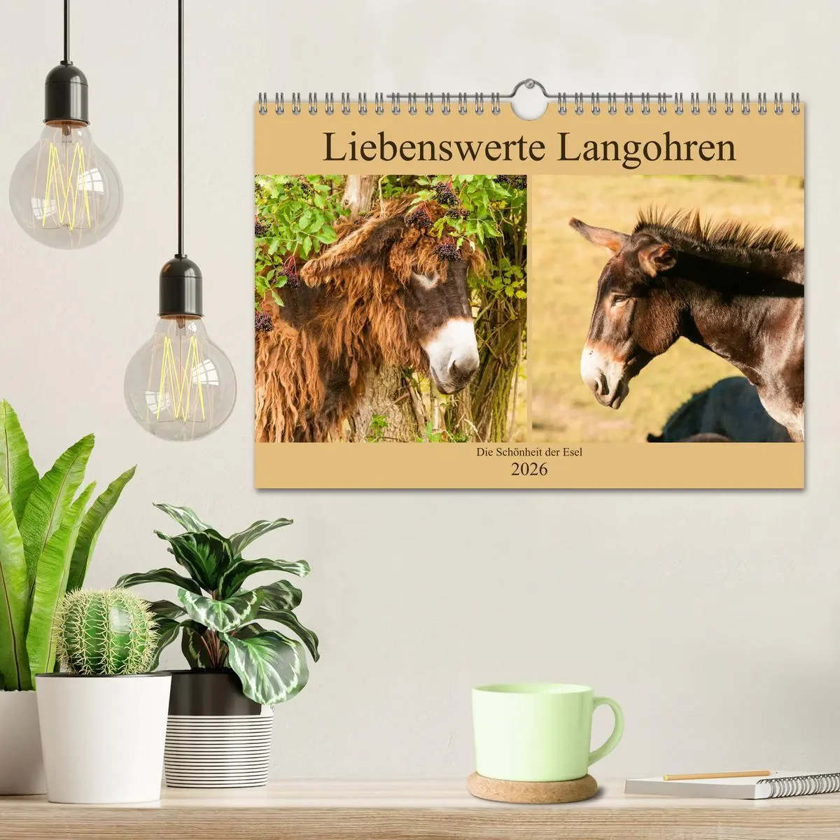 Bild: 9783457810538 | Liebenswerte Langohren - Die Schönheit der Esel (Wandkalender 2026...