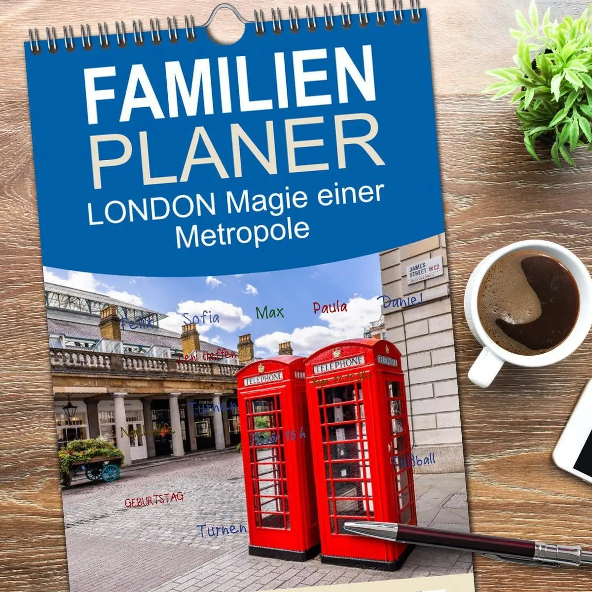 Bild: 9783516690538 | Familienplaner 2026 - LONDON Magie einer Metropole mit 5 Spalten...