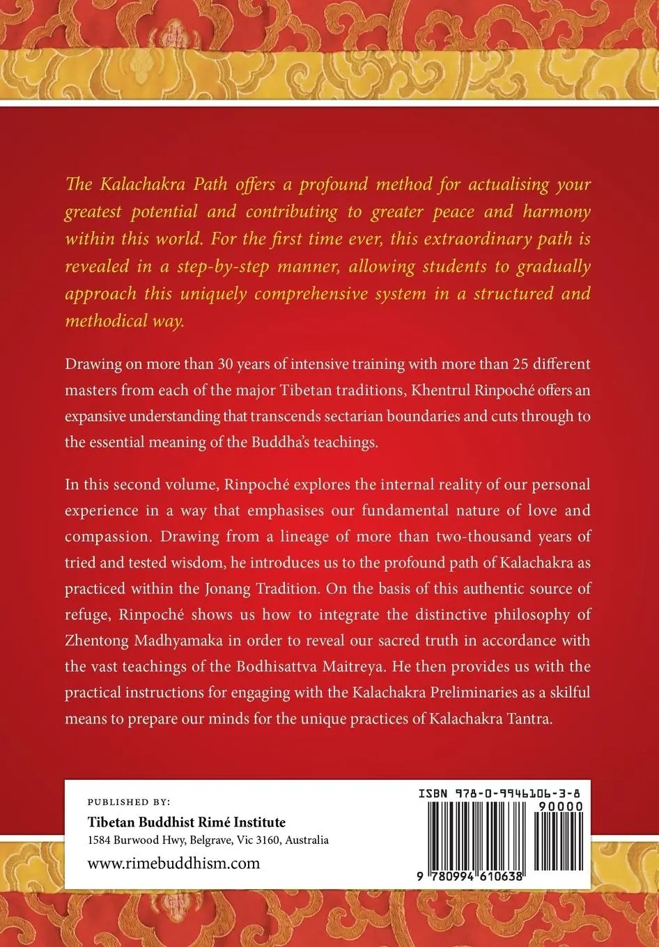 Rückseite: 9780994610638 | Unveiling Your Sacred Truth through the Kalachakra Path, Book Two
