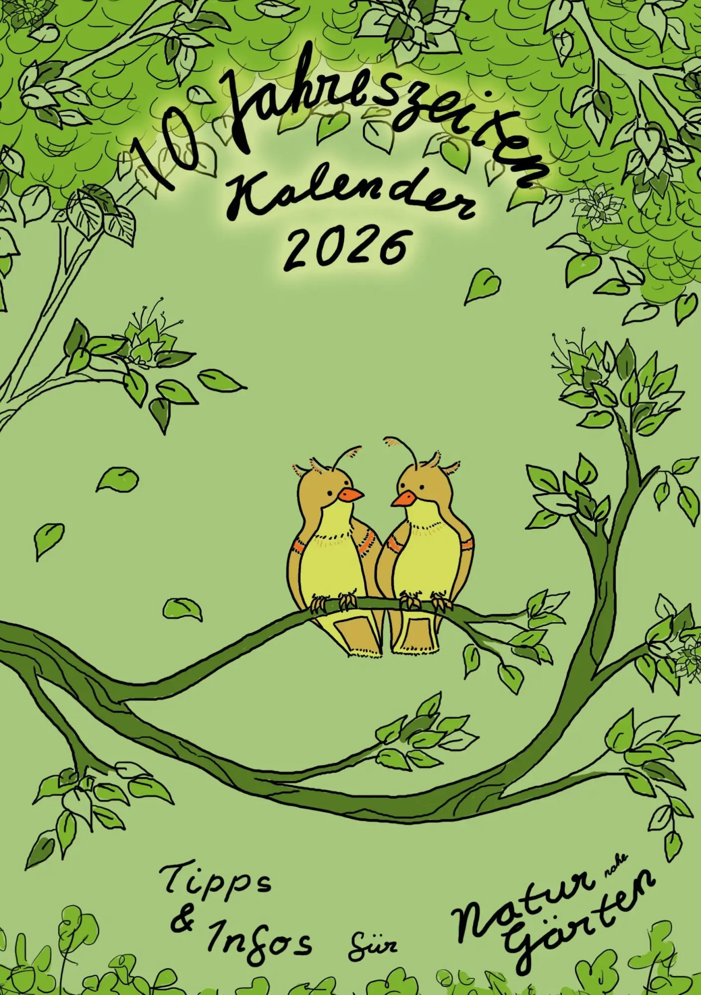 Cover: 9783695190638 | 10-Jahreszeiten-Kalender für naturnahe Gärten | 2026 | Philipps | Buch