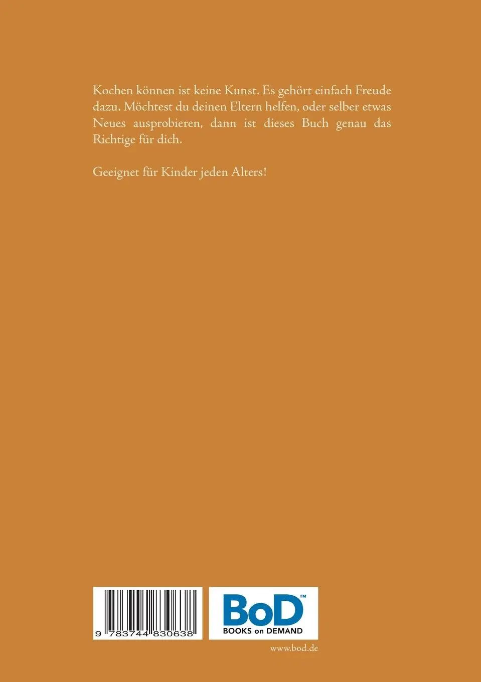 Rückseite: 9783744830638 | Kleine Küchenfee | Einfache Rezepte für Kids zum Selbermachen | Buch
