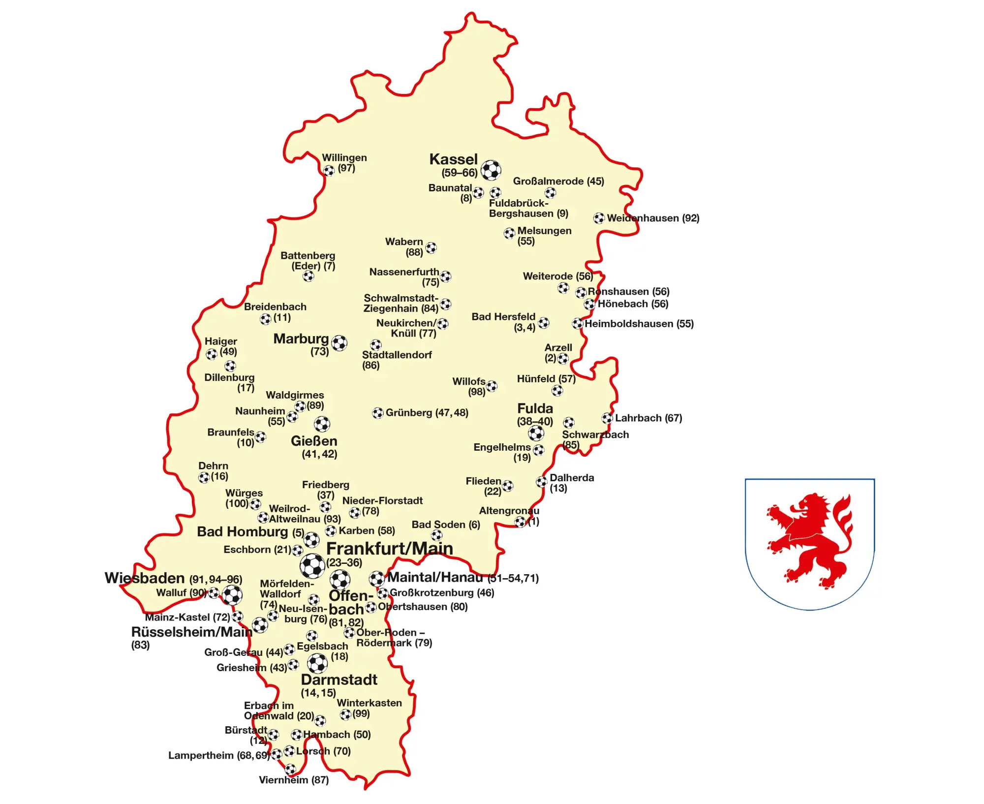Rückseite: 9783964230638 | Fußballheimat Hessen | 100 Orte der Erinnerung. Ein Reiseführer | Buch