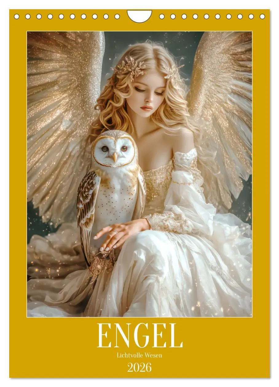 Cover: 9783457270738 | Engel - Lichtvolle Wesen (Wandkalender 2026 DIN A4 hoch), CALVENDO...