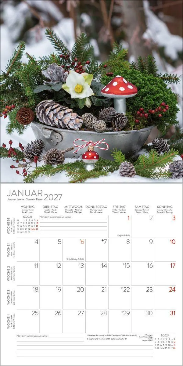 Bild: 9783819300738 | Land &amp; Lust 2027 | Verlag Korsch | Kalender | 13 S. | Deutsch | 2027