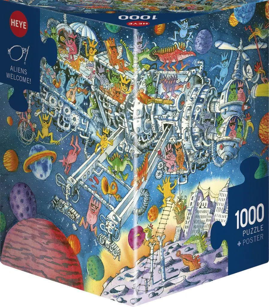 Cover: 4001689300838 | ALIENS WELCOME, HEYE Puzzle von Korky Paul | Spiel | 30083 | Deutsch