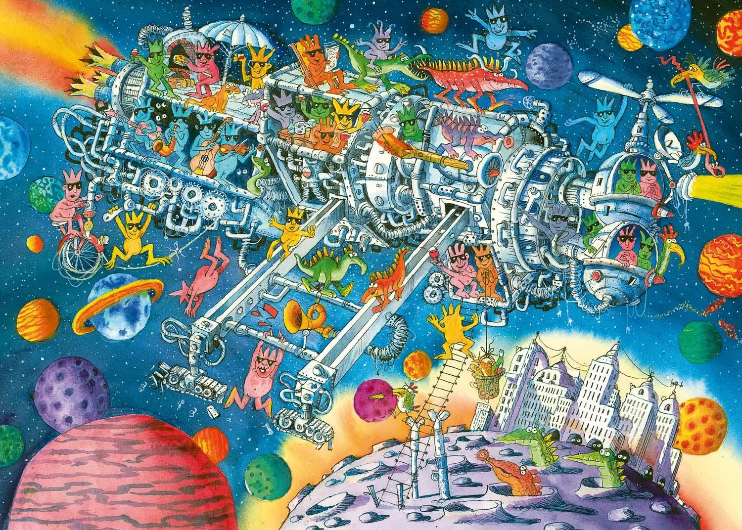 Bild: 4001689300838 | ALIENS WELCOME, HEYE Puzzle von Korky Paul | Spiel | 30083 | Deutsch