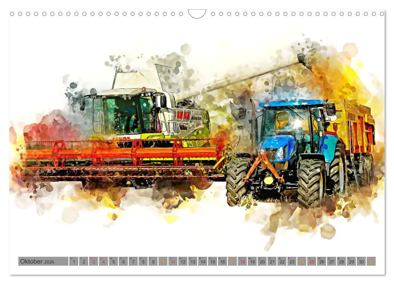 Bild: 9783457640838 | Landwirtschaft - Gigantisch (Wandkalender 2026 DIN A3 quer),...