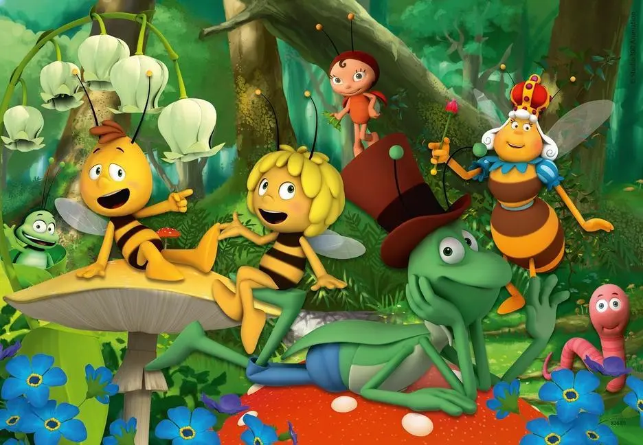 Bild: 4005556090938 | Die kleine Biene Maja Puzzle 2 x 24 Teile | Spiel | 09093 | Deutsch