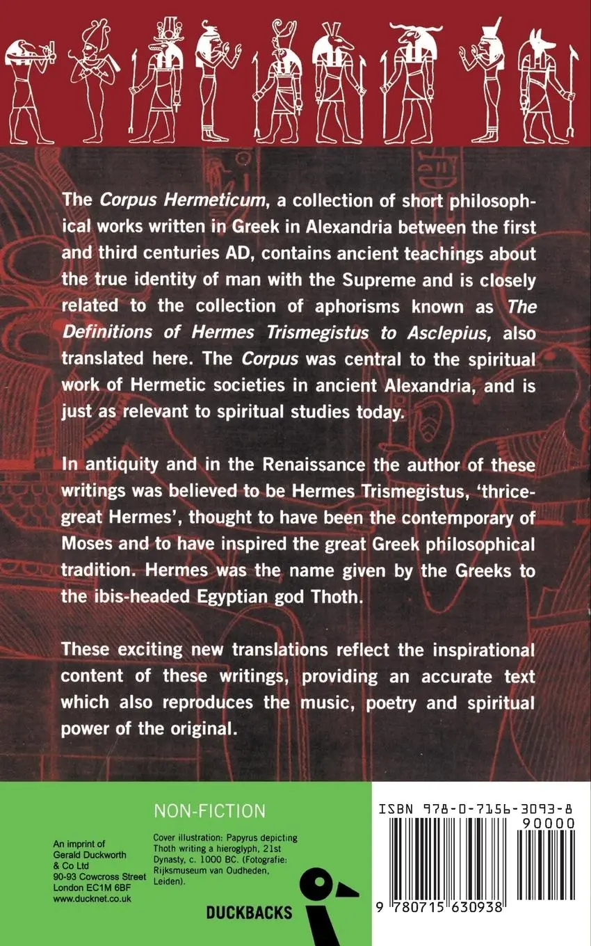 Rückseite: 9780715630938 | The Way of Hermes | Hermes Trismegistus | Taschenbuch | Englisch