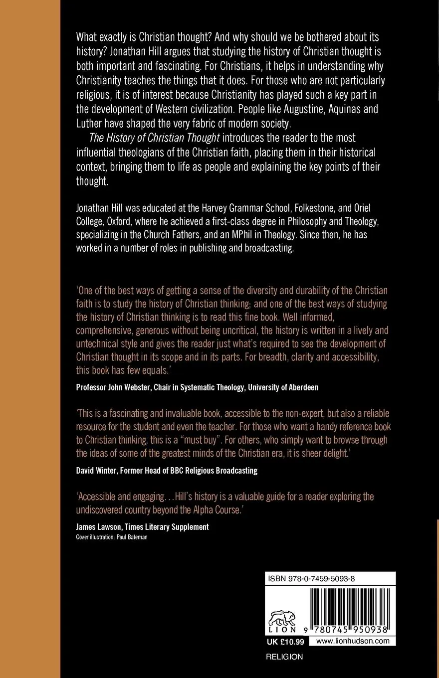 Rückseite: 9780745950938 | The History of Christian Thought | Taschenbuch | Englisch | 2003