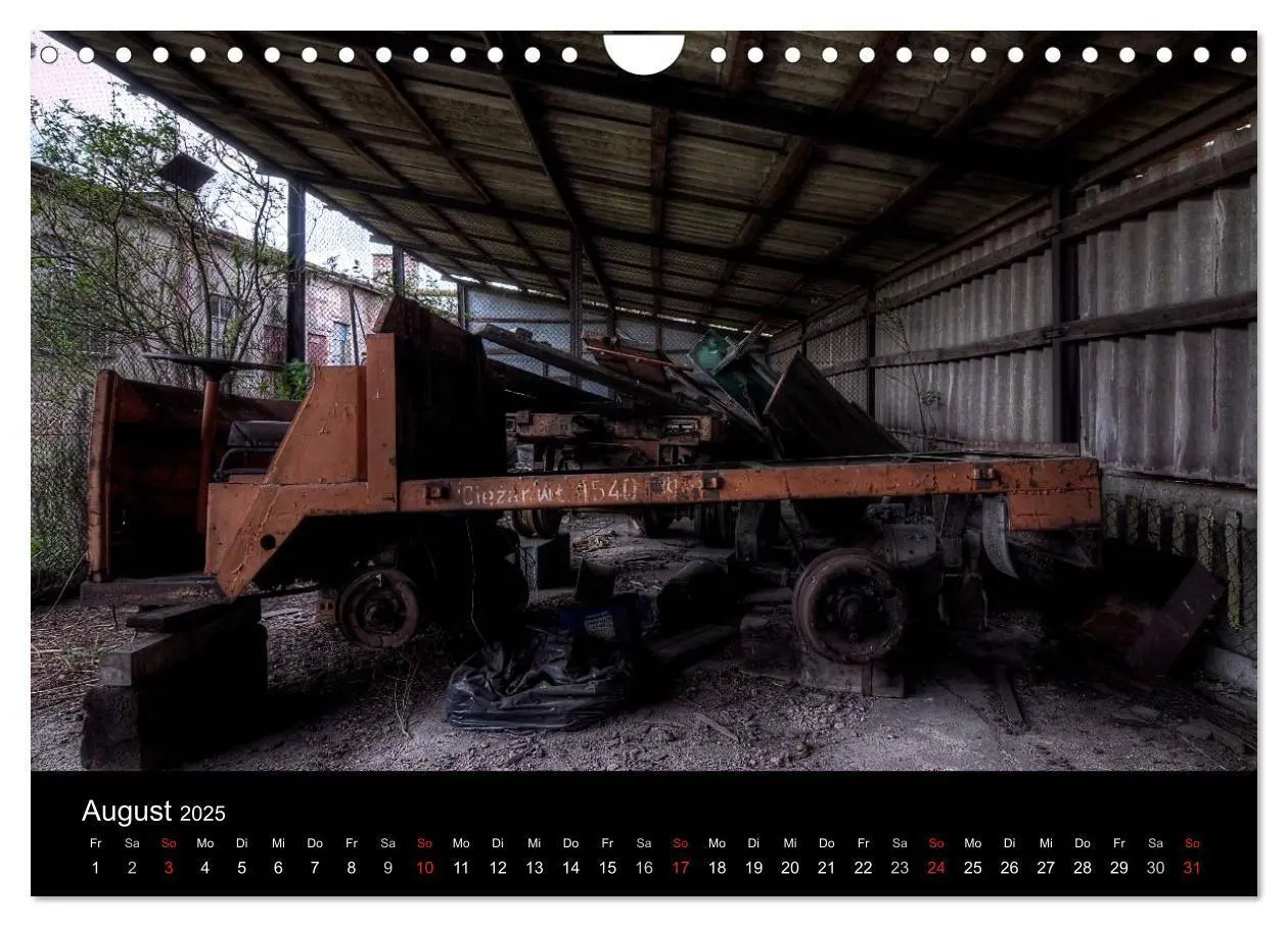 Bild: 9783435610938 | Verlassene Orte - Die Lokomotivwerkstatt (Wandkalender 2025 DIN A4...