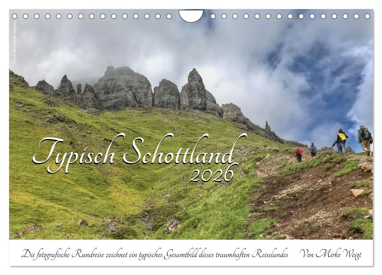 Cover: 9783457560938 | Typisch Schottland (Wandkalender 2026 DIN A4 quer), CALVENDO...