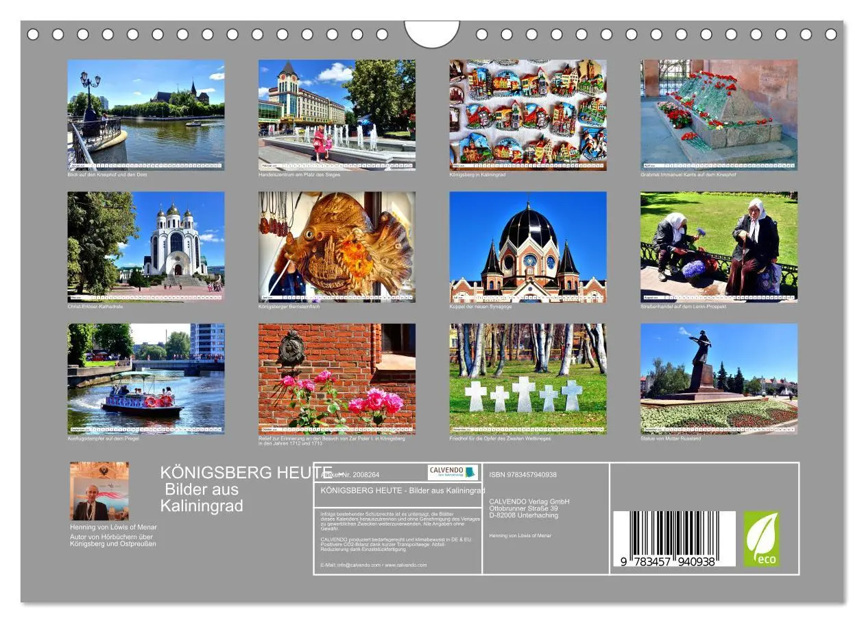 Bild: 9783457940938 | KÖNIGSBERG HEUTE - Bilder aus Kaliningrad (Wandkalender 2026 DIN A4...