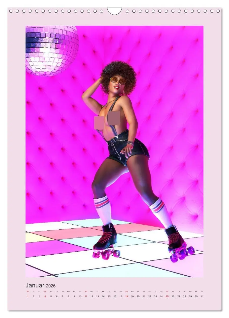Bild: 9783516340938 | Pin Up Tänzerinnen (Wandkalender 2026 DIN A3 hoch), CALVENDO...