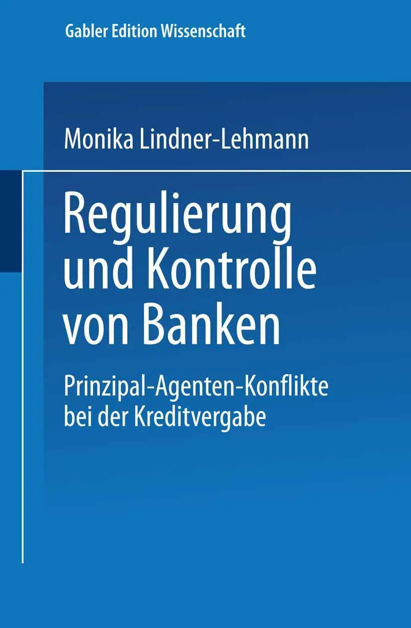Cover: 9783824470938 | Regulierung und Kontrolle von Banken | Monika Lindner-Lehmann | Buch
