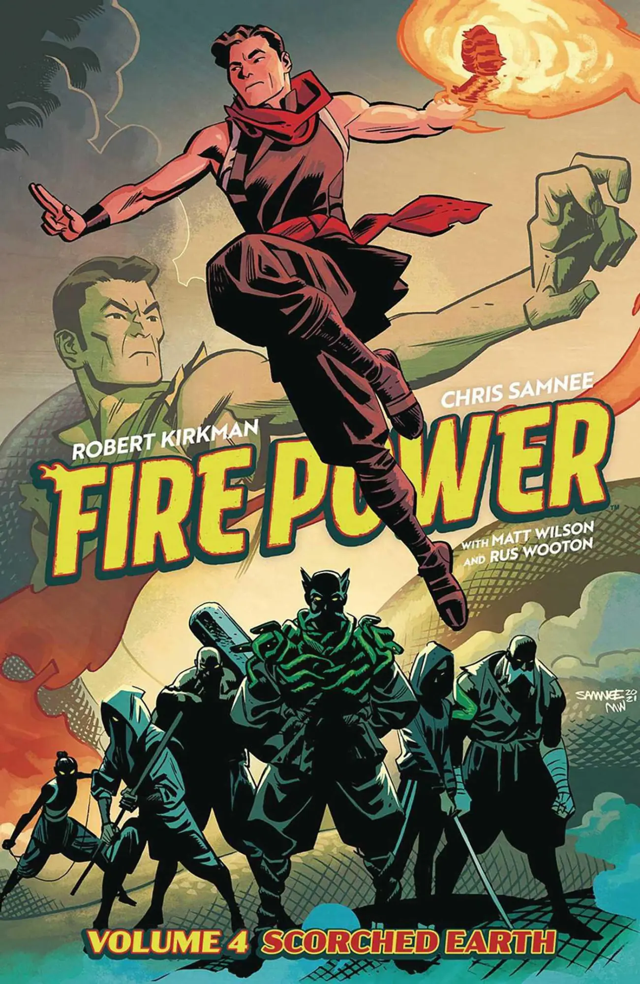 Cover: 9781534321038 | Fire Power by Kirkman &amp; Samnee, Volume 4: Scorched Earth | Kirkman