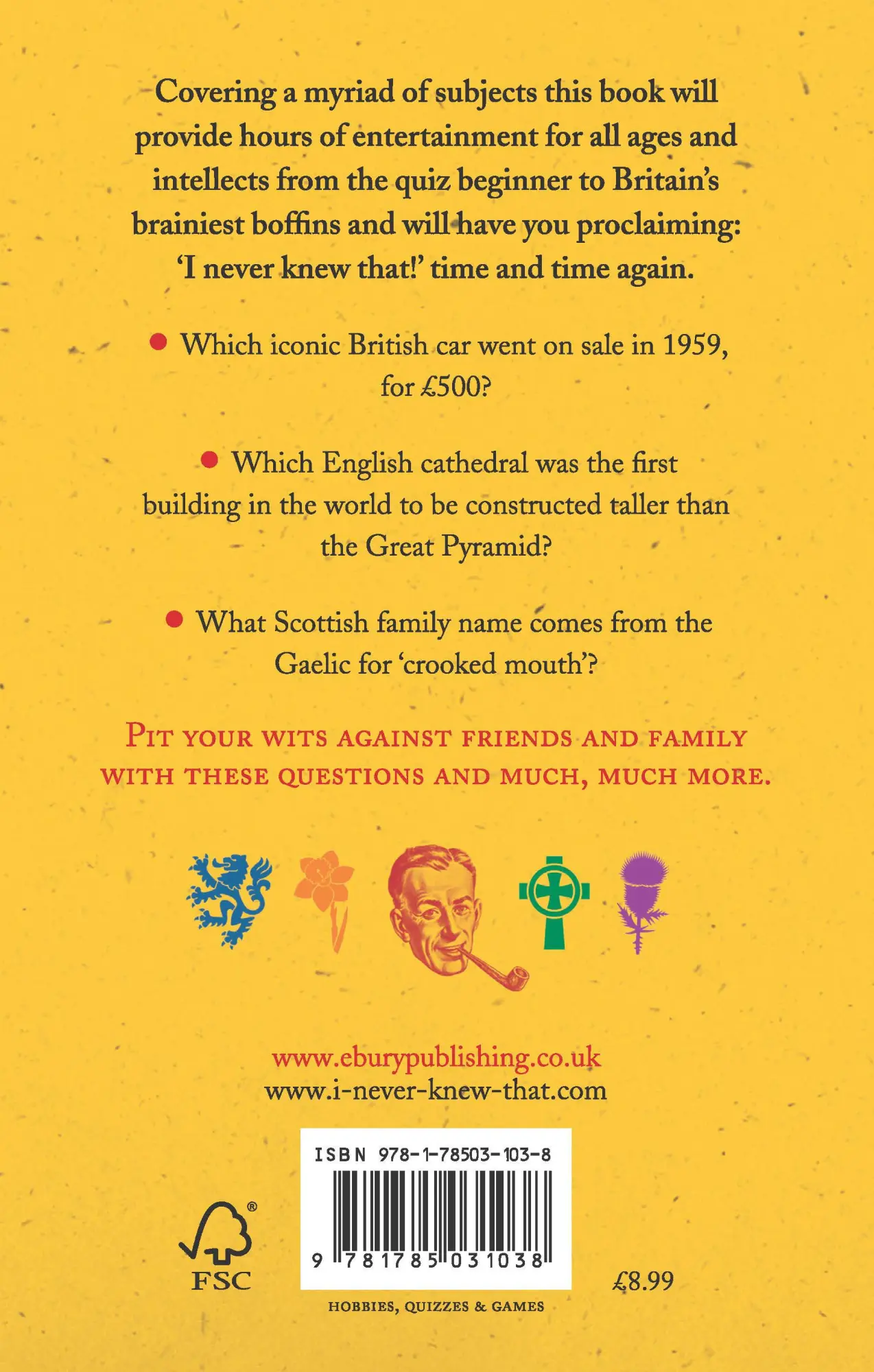 Rückseite: 9781785031038 | I Never Knew That About Britain | The Qui | Christopher Winn | Buch
