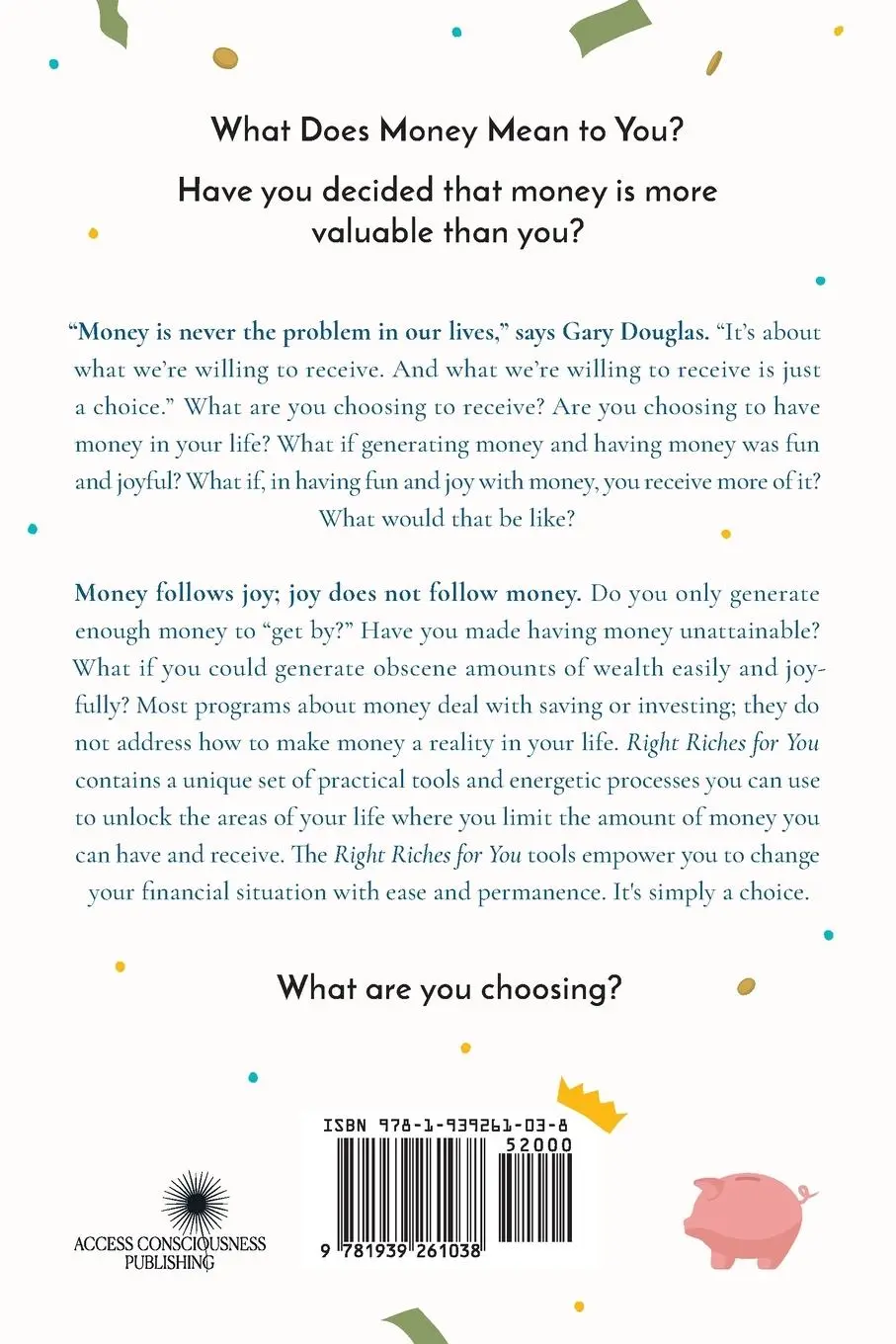 Rückseite: 9781939261038 | Right Riches for You | Dain Heer (u. a.) | Taschenbuch | Englisch