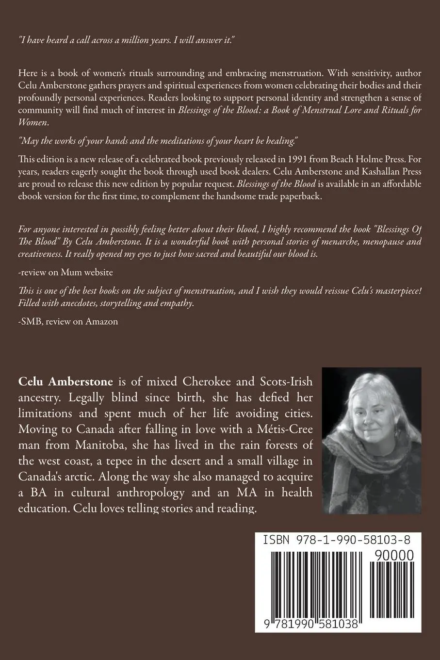 Rückseite: 9781990581038 | Blessings of the Blood | Celu Amberstone | Taschenbuch | Englisch