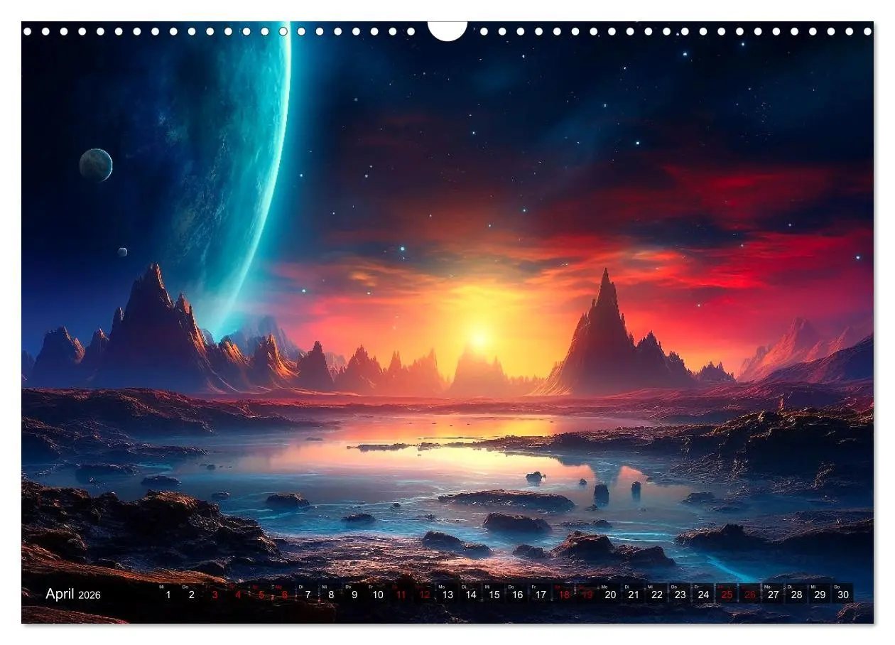 Bild: 9783457521038 | Nächster Halt Andromeda (Wandkalender 2026 DIN A3 quer), CALVENDO...