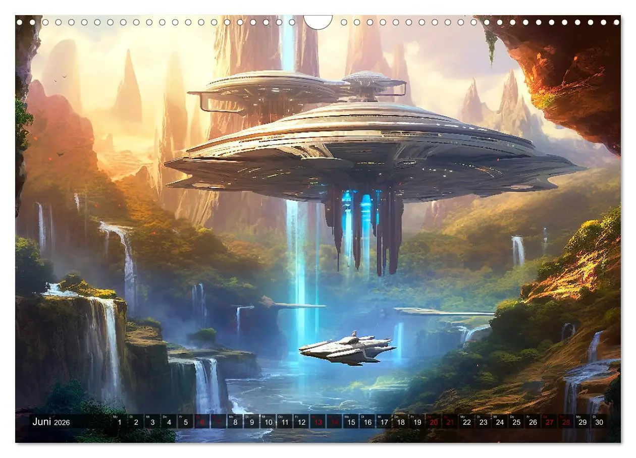 Bild: 9783457521038 | Nächster Halt Andromeda (Wandkalender 2026 DIN A3 quer), CALVENDO...