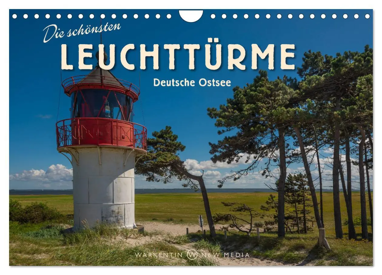 Cover: 9783457831038 | Die schönsten Leuchttürme - Deutsche Ostsee (Wandkalender 2026 DIN...
